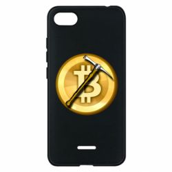 Чехол для Xiaomi Redmi 6A Bitcoin Hammer - PrintSalon