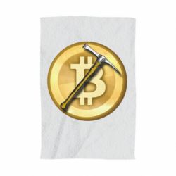 Полотенце с принтом Bitcoin Hammer - PrintSalon