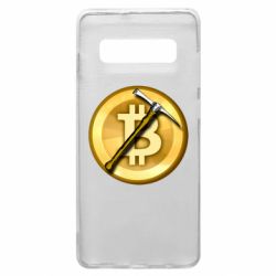 Чехол для Samsung S10+ Bitcoin Hammer - PrintSalon