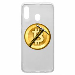 Чехол для Samsung A20 Bitcoin Hammer - PrintSalon