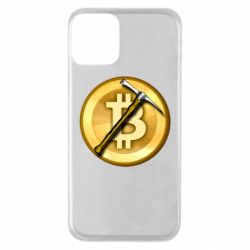 Чехол для iPhone 11 Bitcoin Hammer - PrintSalon