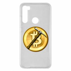 Чехол для Xiaomi Redmi Note 8 Bitcoin Hammer - PrintSalon