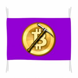 Флаг Bitcoin Hammer - PrintSalon
