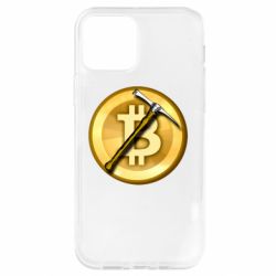 Чехол для iPhone 12 Bitcoin Hammer - PrintSalon