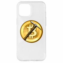 Чехол для iPhone 12 Pro Max Bitcoin Hammer - PrintSalon