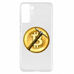Чехол для Samsung S21+ Bitcoin Hammer - PrintSalon