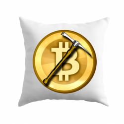 Подушка Bitcoin Hammer - PrintSalon