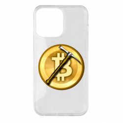 Чехол для iPhone 14 Pro Max Bitcoin Hammer - PrintSalon