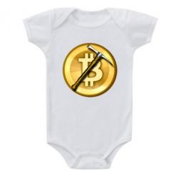 Детский бодик Bitcoin Hammer - PrintSalon
