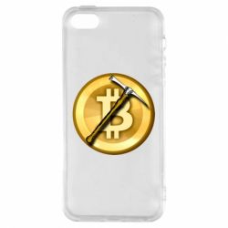 Чехол для iPhone5/5S/SE Bitcoin Hammer - PrintSalon