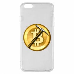 Чехол для iPhone 6 Plus/6S Plus Bitcoin Hammer - PrintSalon
