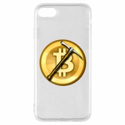 Чехол для iPhone 7 Bitcoin Hammer - PrintSalon