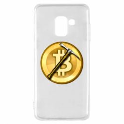 Чехол для Samsung A8 2018 Bitcoin Hammer - PrintSalon