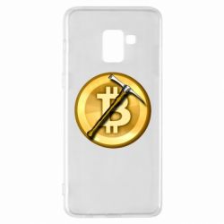 Чехол для Samsung A8+ 2018 Bitcoin Hammer - PrintSalon