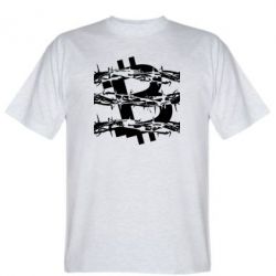 Мужская футболка Stedman Bitcoin in barbed wire - PrintSalon