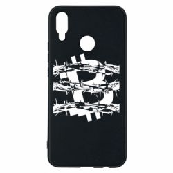 Чехол для Huawei P Smart Plus 2018 Bitcoin in barbed wire