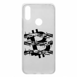 Чехол для Xiaomi Redmi 7 Bitcoin in barbed wire - PrintSalon