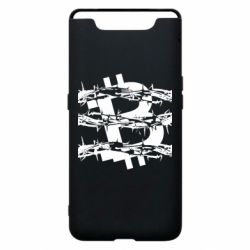 Чехол для Samsung A80 Bitcoin in barbed wire - PrintSalon