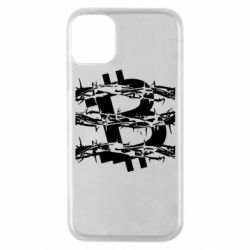 Чехол для iPhone 11 Pro Bitcoin in barbed wire - PrintSalon