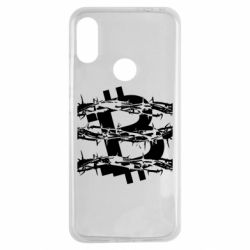 Чехол для Xiaomi Redmi Note 7 Bitcoin in barbed wire - PrintSalon
