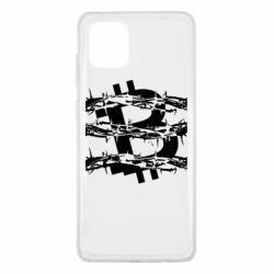 Чехол для Samsung Note 10 Lite Bitcoin in barbed wire - PrintSalon
