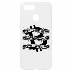 Чехол для Oppo A5s/A12 Bitcoin in barbed wire - PrintSalon