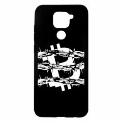 Чехол для Xiaomi Redmi Note 9/Redmi 10X Bitcoin in barbed wire - PrintSalon