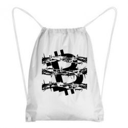 Рюкзак-мешок Bitcoin in barbed wire - PrintSalon