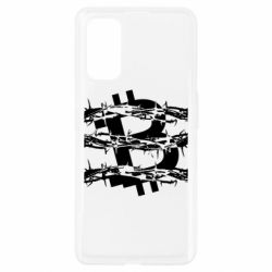 Чехол для Realme 7 Pro Bitcoin in barbed wire - PrintSalon