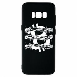 Чехол для Samsung S8 Bitcoin in barbed wire - PrintSalon