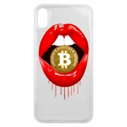 Чехол для iPhone Xs Max Bitcoin in the teeth - PrintSalon