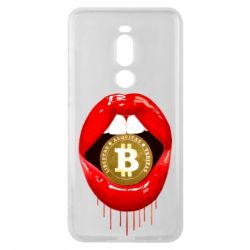Чехол для Meizu Note 8 Bitcoin in the teeth-PrintSalon Чехол для Meizu Note 8 Bitcoin in the teeth