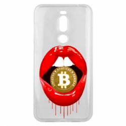Чехол для Meizu X8 Bitcoin in the teeth - PrintSalon