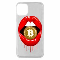 Чехол для iPhone 11 Pro Bitcoin in the teeth - PrintSalon