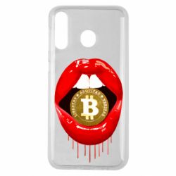 Чехол для Samsung M30 Bitcoin in the teeth - PrintSalon