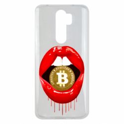 Чехол для Xiaomi Redmi Note 8 Pro Bitcoin in the teeth - PrintSalon