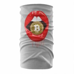 Бандана Bitcoin in the teeth - PrintSalon