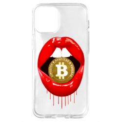Чехол для iPhone 12 mini Bitcoin in the teeth - PrintSalon