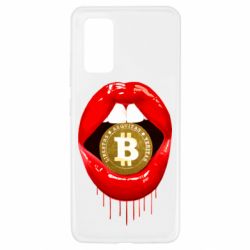 Чехол для Samsung A32 4G Bitcoin in the teeth - PrintSalon