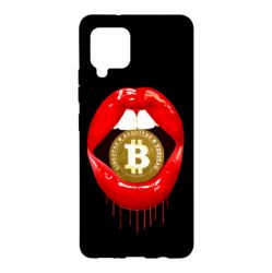 Чехол для Samsung A42 5G Bitcoin in the teeth - PrintSalon