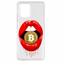 Чехол для Samsung S10 Lite Bitcoin in the teeth - PrintSalon