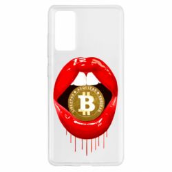 Чехол для Samsung S20 FE Bitcoin in the teeth - PrintSalon