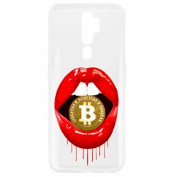 Чехол для Oppo A5/A9 2020 Bitcoin in the teeth - PrintSalon