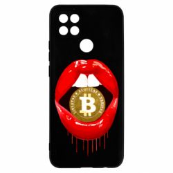 Чехол для Oppo A15s/A15 Bitcoin in the teeth - PrintSalon