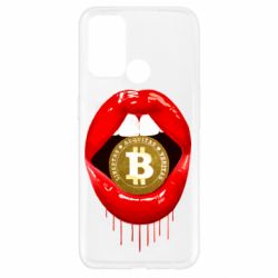Чехол для Oppo A52/A72/A92 Bitcoin in the teeth - PrintSalon