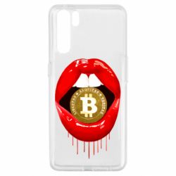 Чехол для Oppo A91/Reno3 Bitcoin in the teeth - PrintSalon