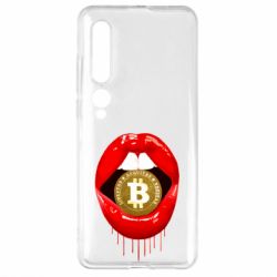 Чехол для Xiaomi Mi10/10 Pro Bitcoin in the teeth - PrintSalon