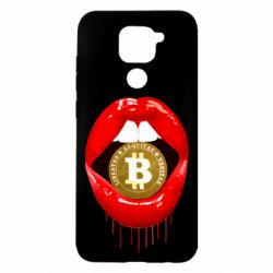 Чехол для Xiaomi Redmi Note 9/Redmi 10X Bitcoin in the teeth - PrintSalon