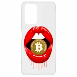 Чехол для Xiaomi Redmi Note 10 Pro Bitcoin in the teeth - PrintSalon