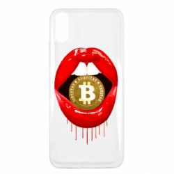Чехол для Xiaomi Redmi 9a Bitcoin in the teeth - PrintSalon